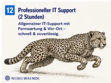 [SUP-001] Professioneller IT Support (2 Stunden)